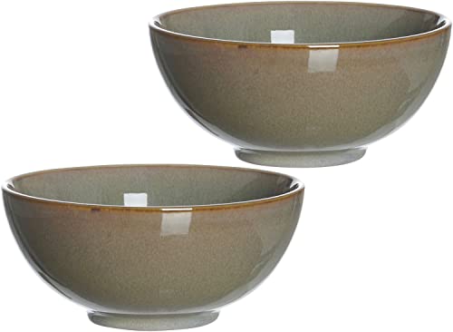 Ritzenhoff & Breker Schalen-Set Buddha-Bowls Puebla, 2-teilig, je 950 ml, Grau, Keramik