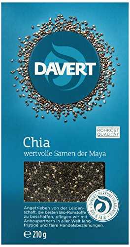 Davert Chia Samen, 2er Pack (2 x 210 g) - Bio