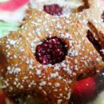 Linzer-Plätzchen-Rezept-mit Kokos-und-Chia Linzer-Plätzchen-Rezept mit Kokos und Chiamarmelade , Sternkeks