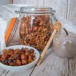 Granola-selber-machen Granola selber machen- Granola im Glas mit Deko