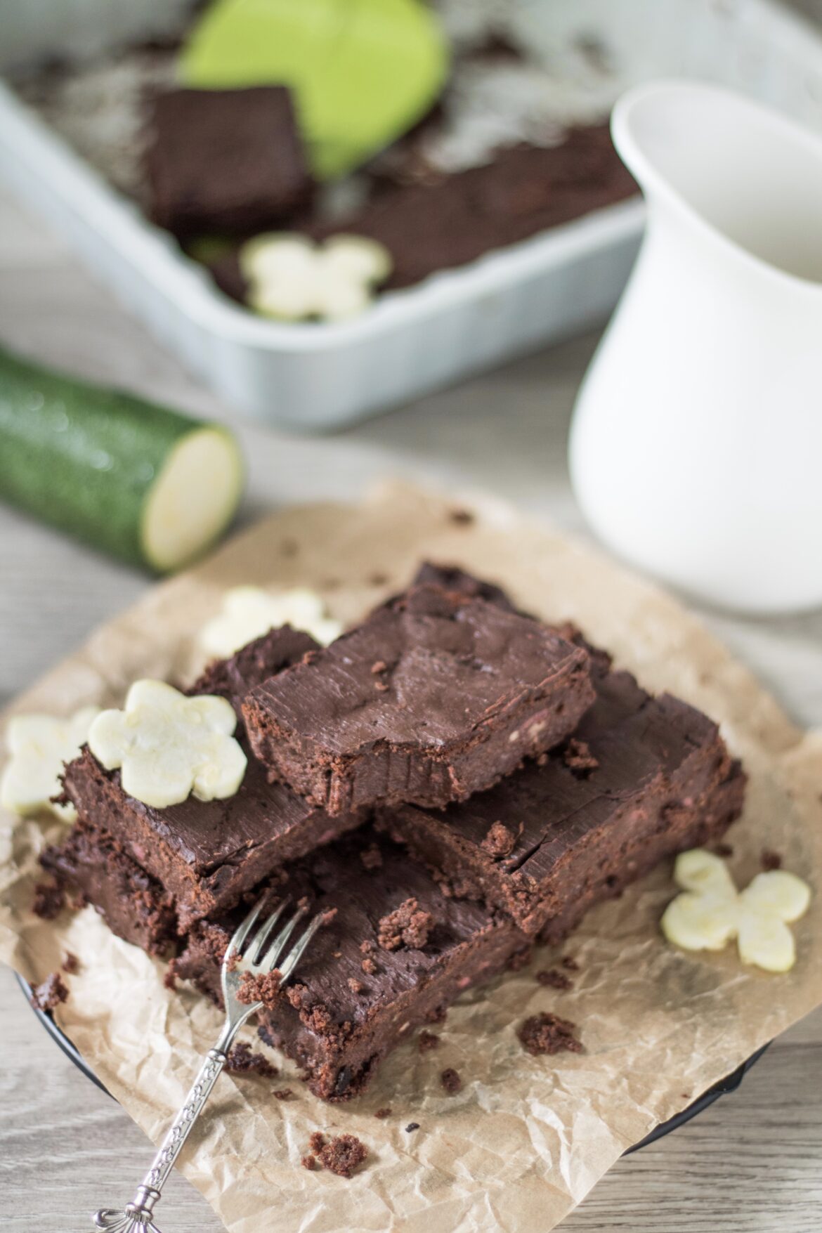 Vegane Zucchini-Brownies