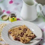 Baked_Oatmeal_Kirschen_30 Baked Oatmeal mit Kirschen und Bourbon-Vanille