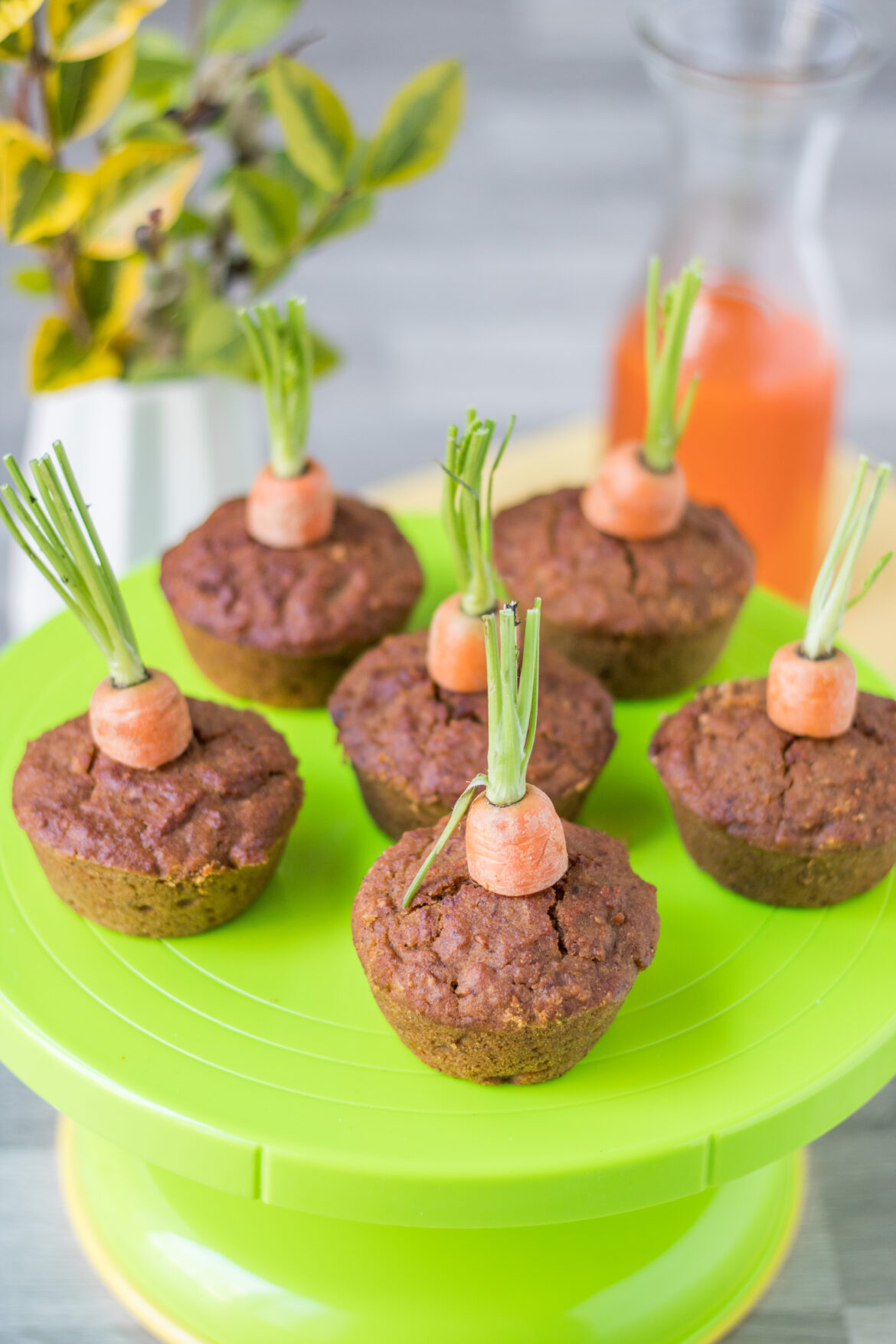 Rübli-Muffins mit Karottensaft