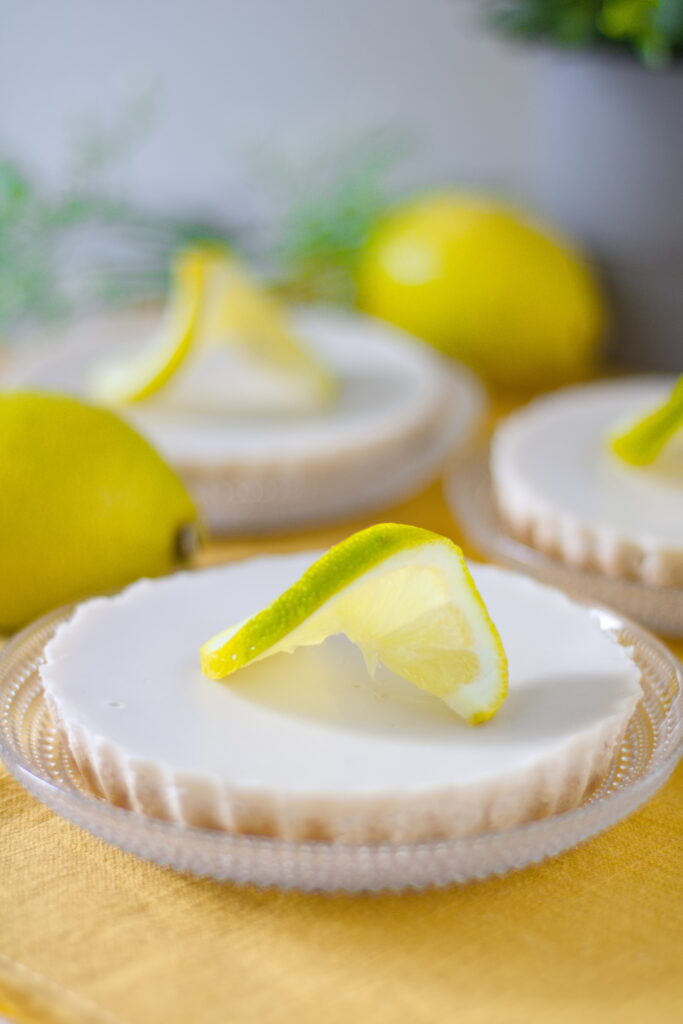 Einfache vegane Zitronen-Tartelettes