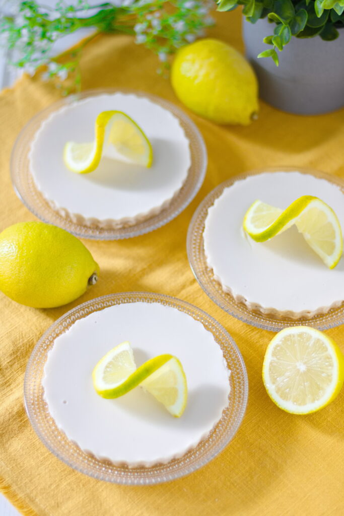 Einfache vegane Zitronen-Tartelettes