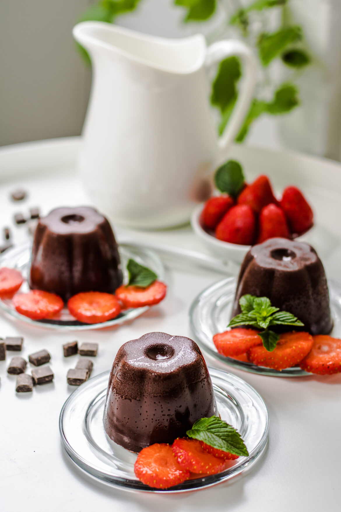 Vegane Schoko-Panna cotta