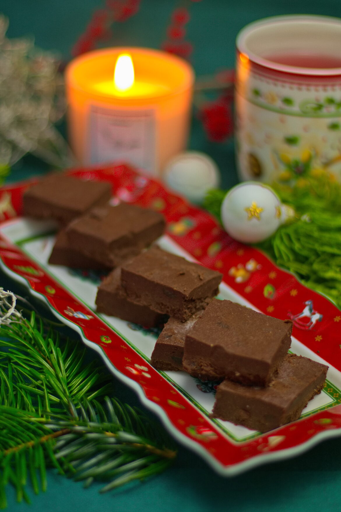 Veganes Lebkuchen Schoko Fudge Rezept