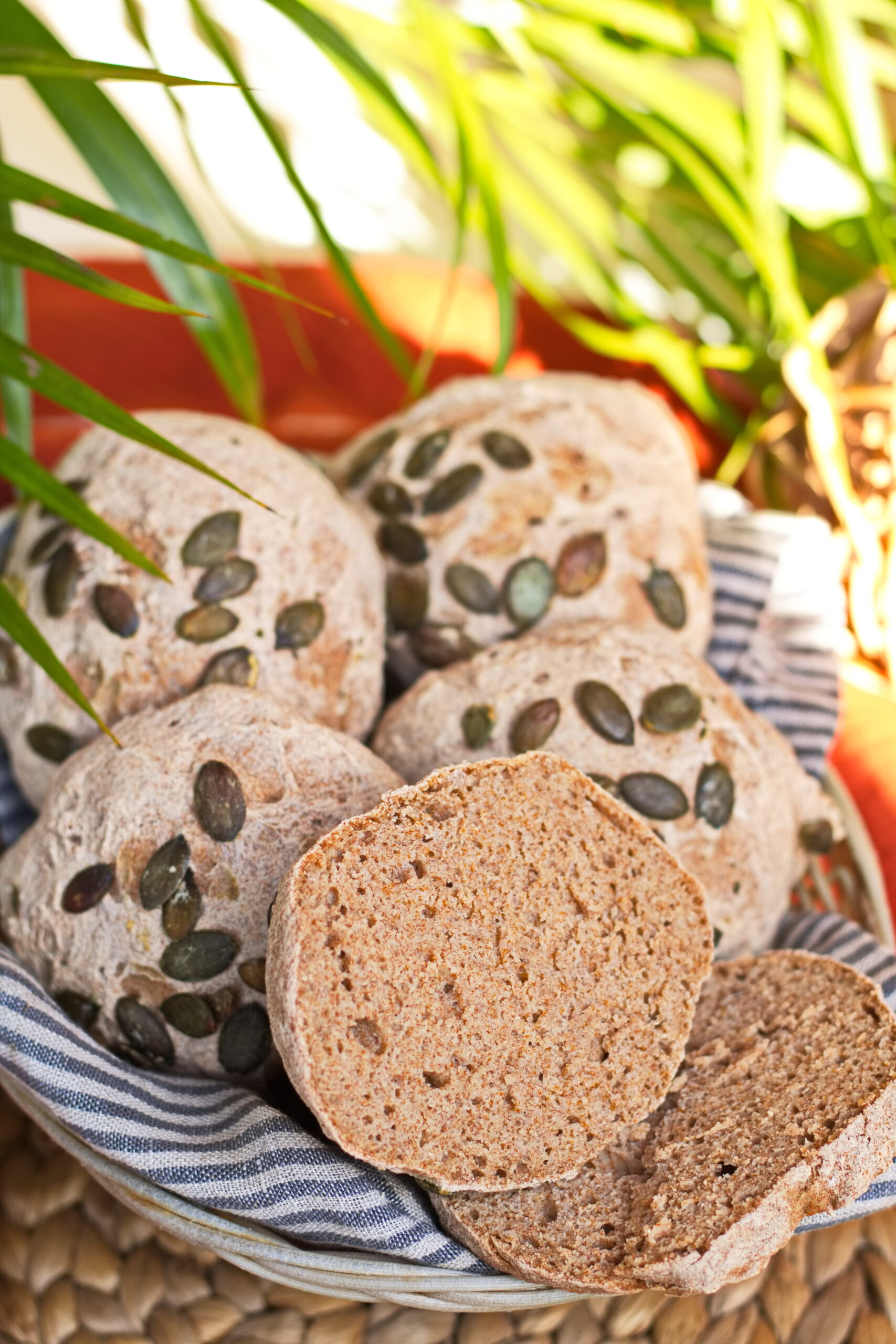 Glutenfreie Vollkornbrötchen mit Braunhirsemehl ohne Hefe - Aha Foods ...