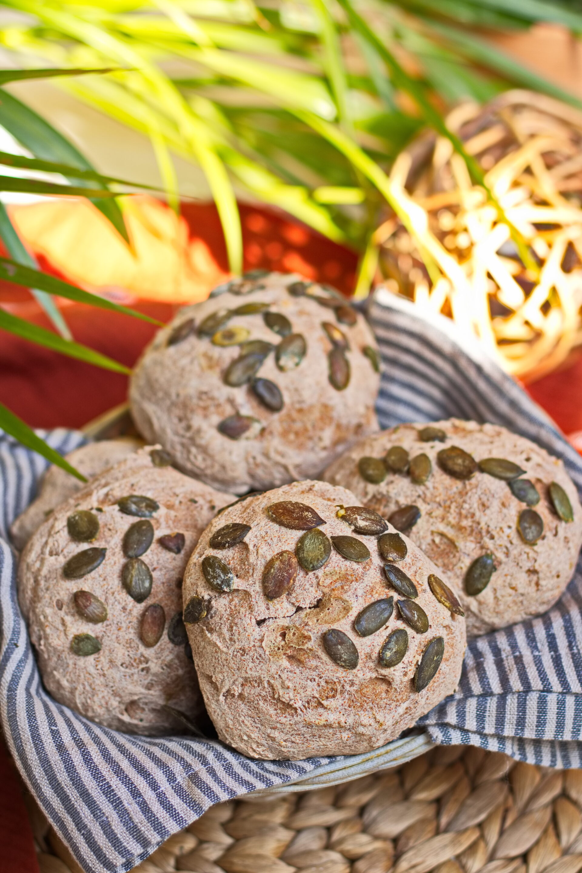 Glutenfreie Vollkornbrötchen mit Braunhirsemehl ohne Hefe - Aha Foods ...