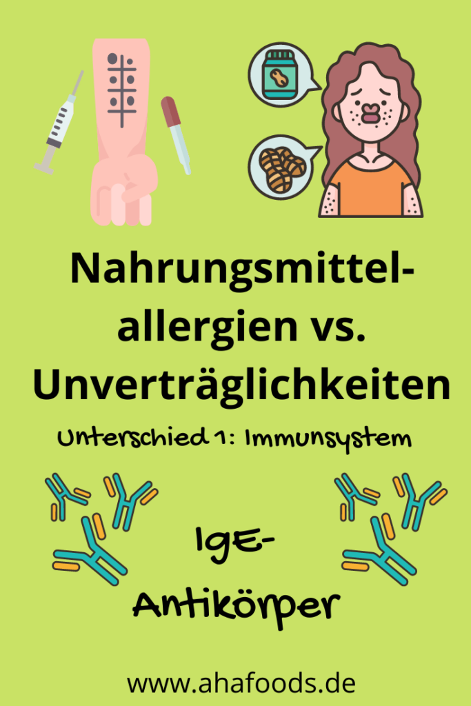 Unterschiede zwischen Nahrungsmittelallergien und Unverträglichkeiten Immunsystem