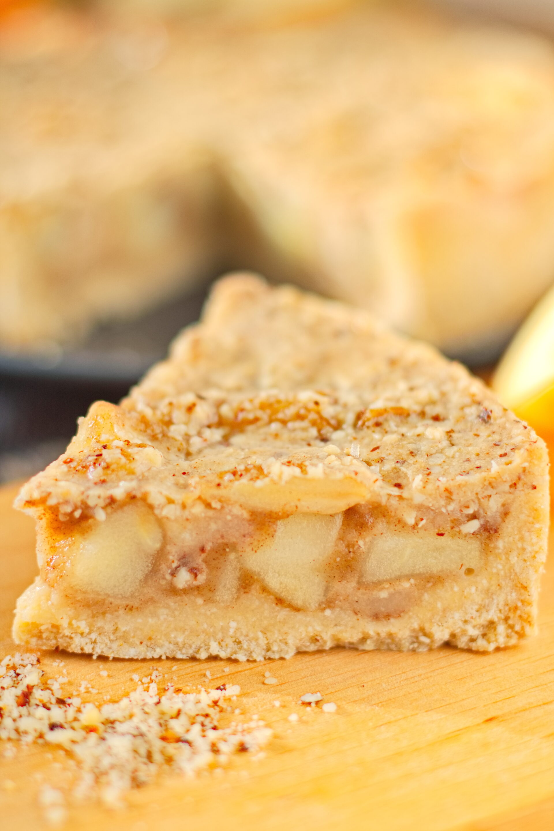 Schneller veganer und glutenfreier Apfelkuchen mit Apfelstückchen - Aha ...