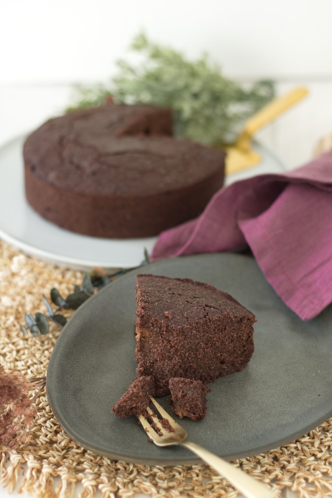 Veganer und glutenfreier Frühstückskuchen mit Buchweizengrieß - Aha ...