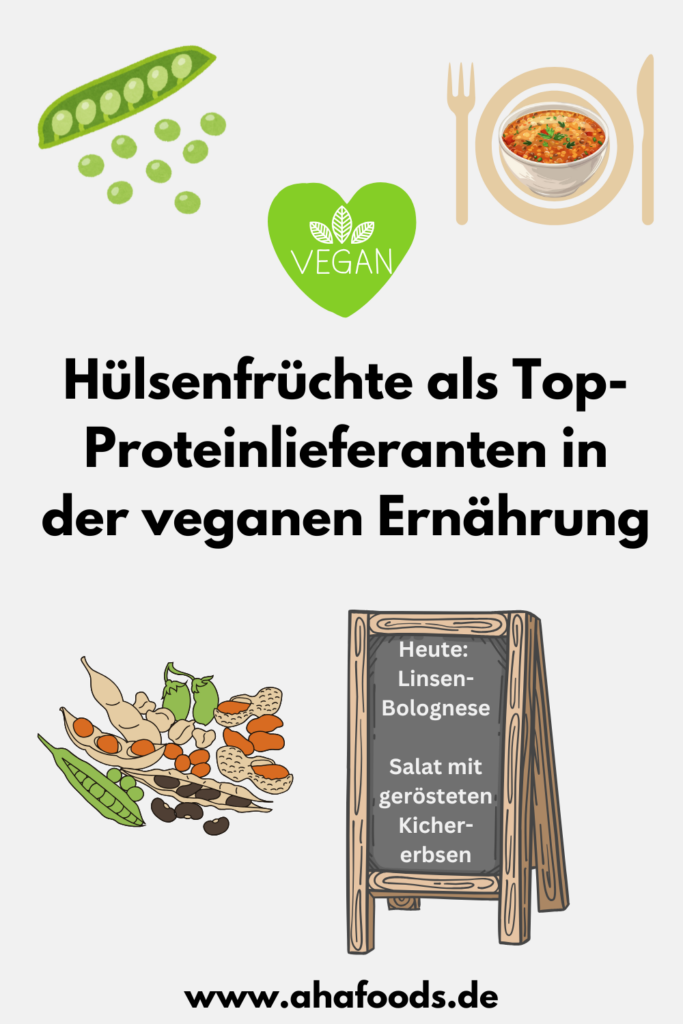 Proteinbedarf vegan decken mit Hülsenfrüchten und veganes Proteinpulver ohne Süßungsmittel