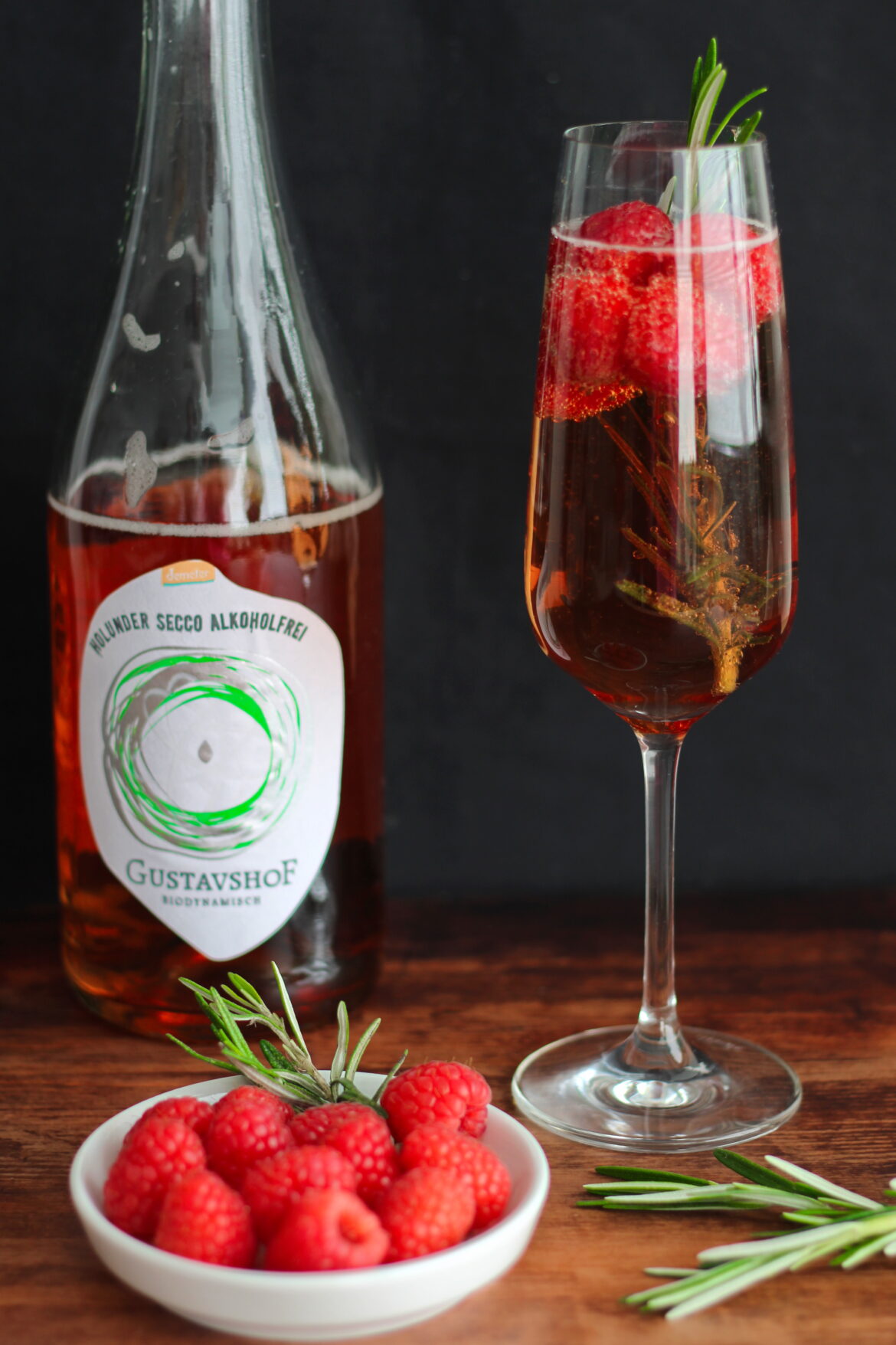 alkoholfreier Aperitif - Sekt Alternative Holunder Secco