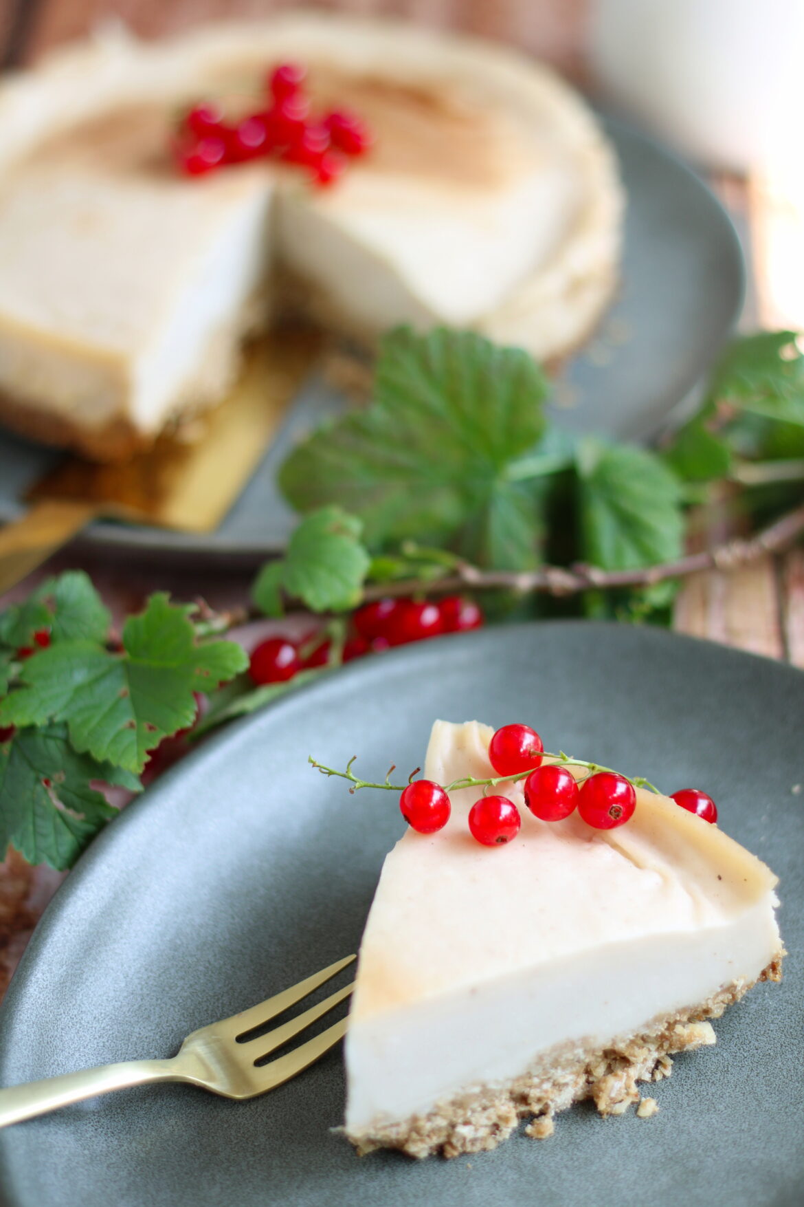 Veganer Käsekuchen ohne Soja