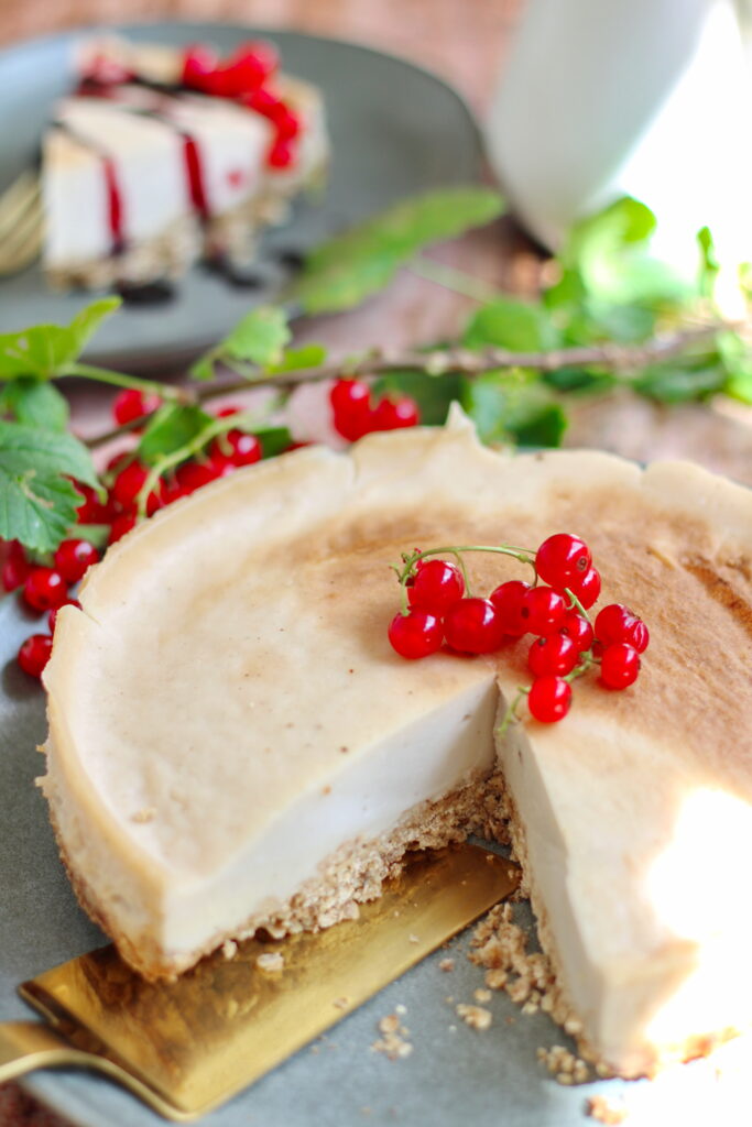Veganer Käsekuchen ohne Soja 