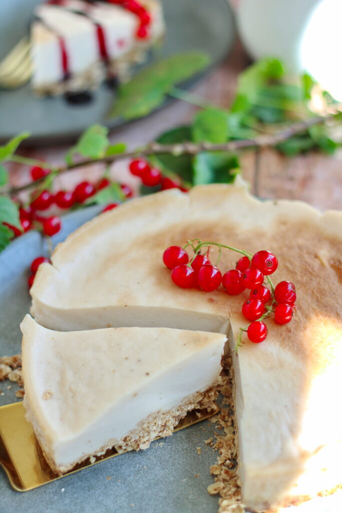 Veganer Käsekuchen ohne Soja