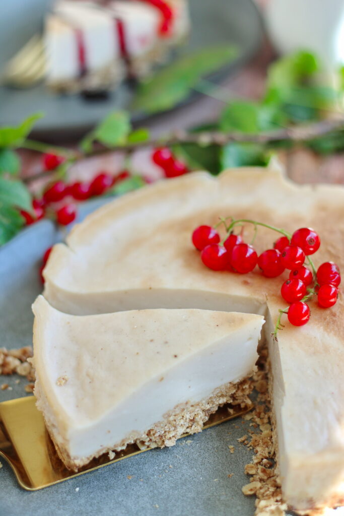 Veganer Käsekuchen ohne Soja