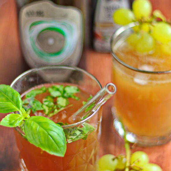 Alkoholfreie Drinks mit Verjus