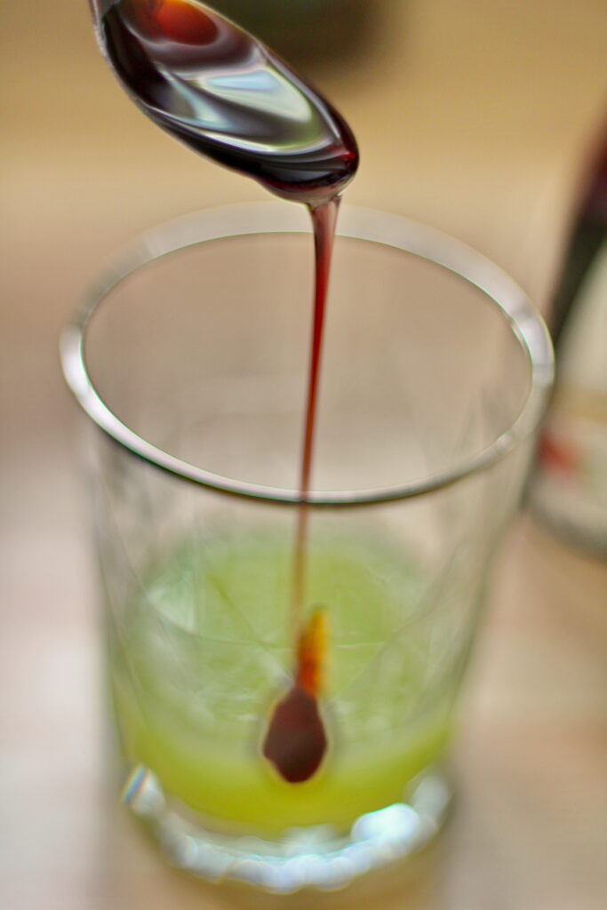 mit Dattelsirup süßen