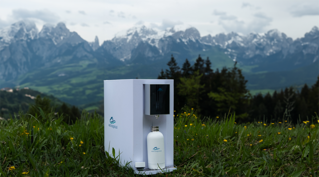 Arktisquelle Test - frisches Wasser auf Knopfdruck