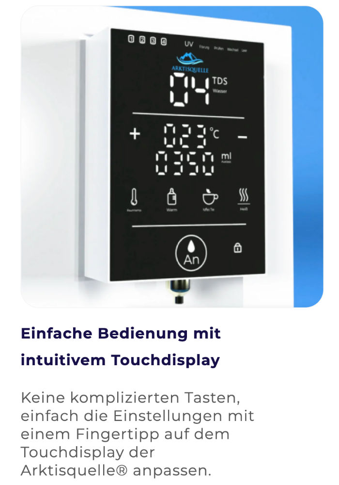 Arktisquelle Test Display