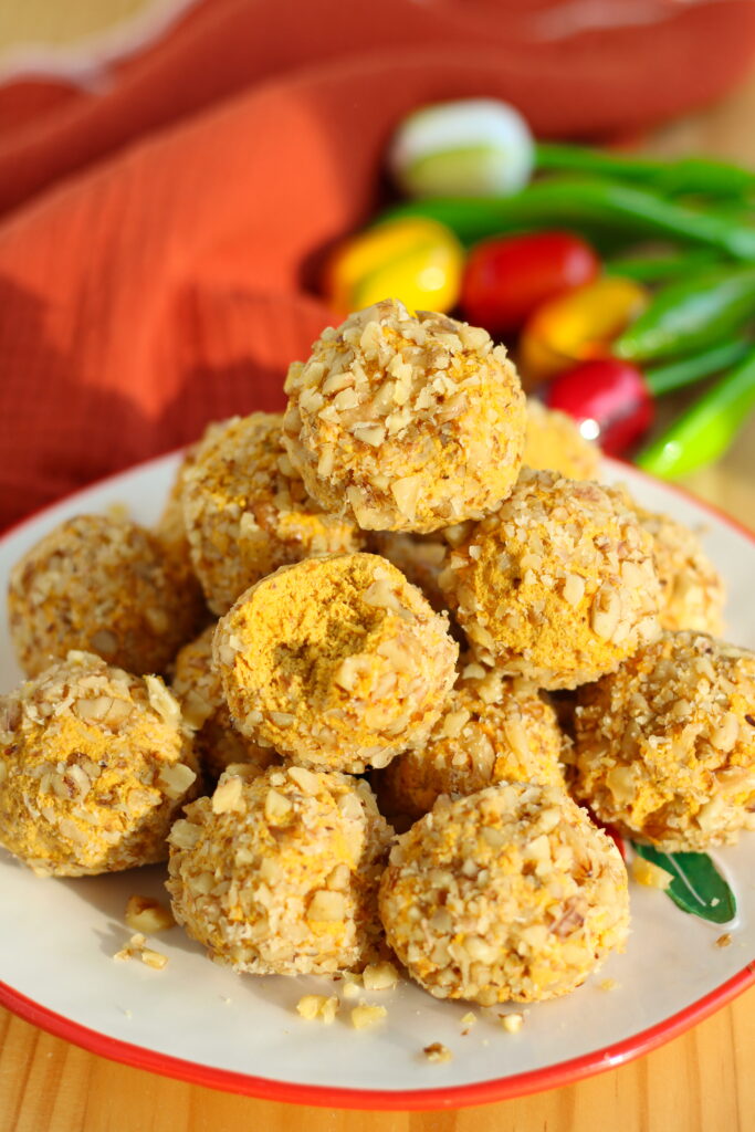 Vegane Karotten Energy Balls mit Walnüssen