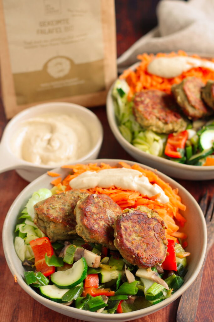 Gesunde Falafel-Bowl