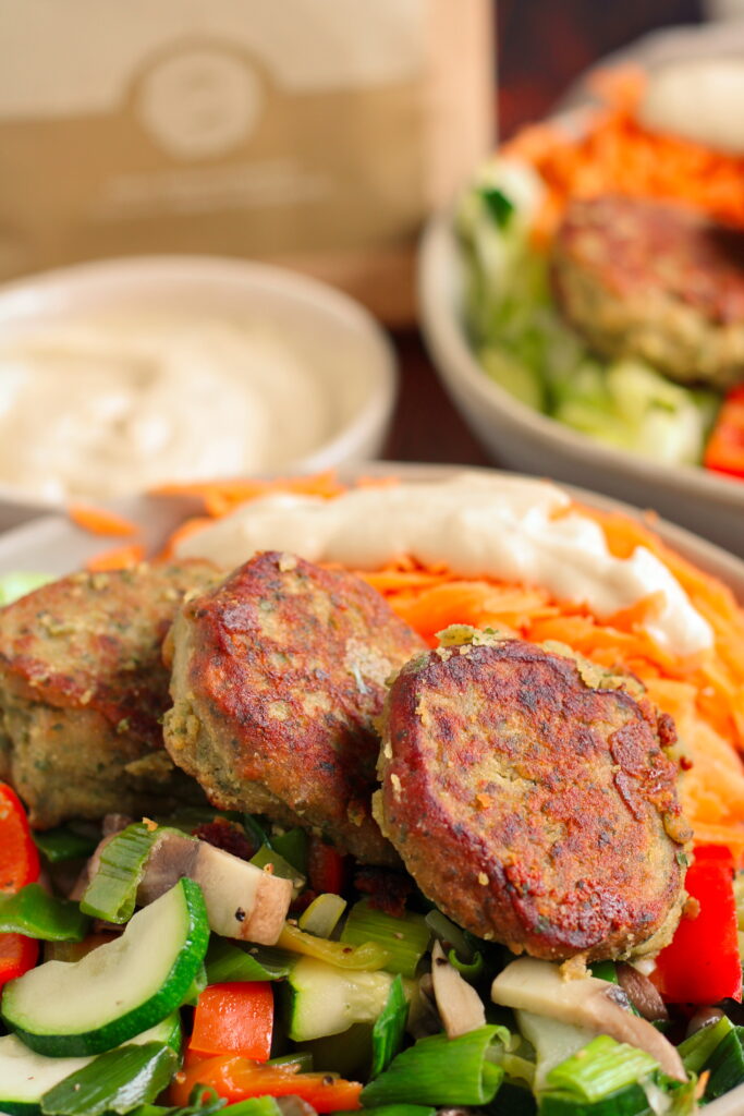 Gesunde Falafel-Bowl